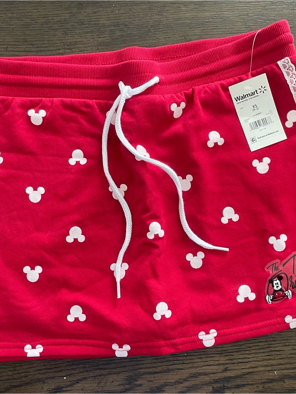 Disney Red Skort with White Mickey Heads